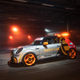 Image for article titled Mini's Electric Hot Hatch Formula E Safety Car Has Extremely Good Wheels